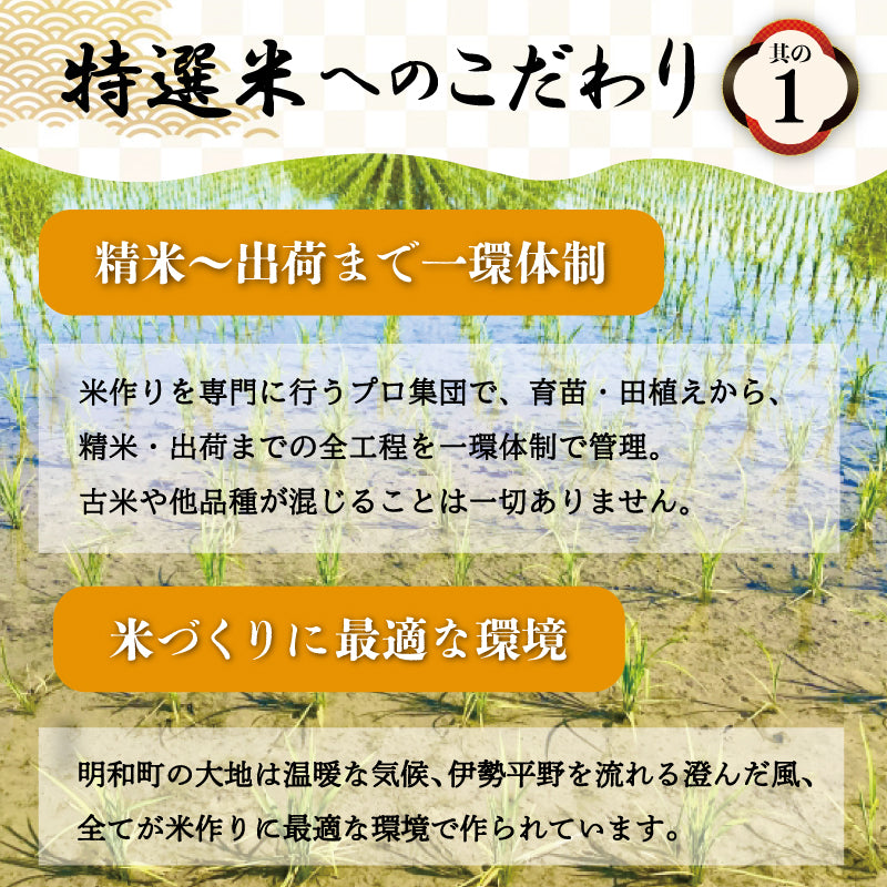 伊勢の大地・名水「宮川」の水が育てる コシヒカリ5kg【松幸農産】