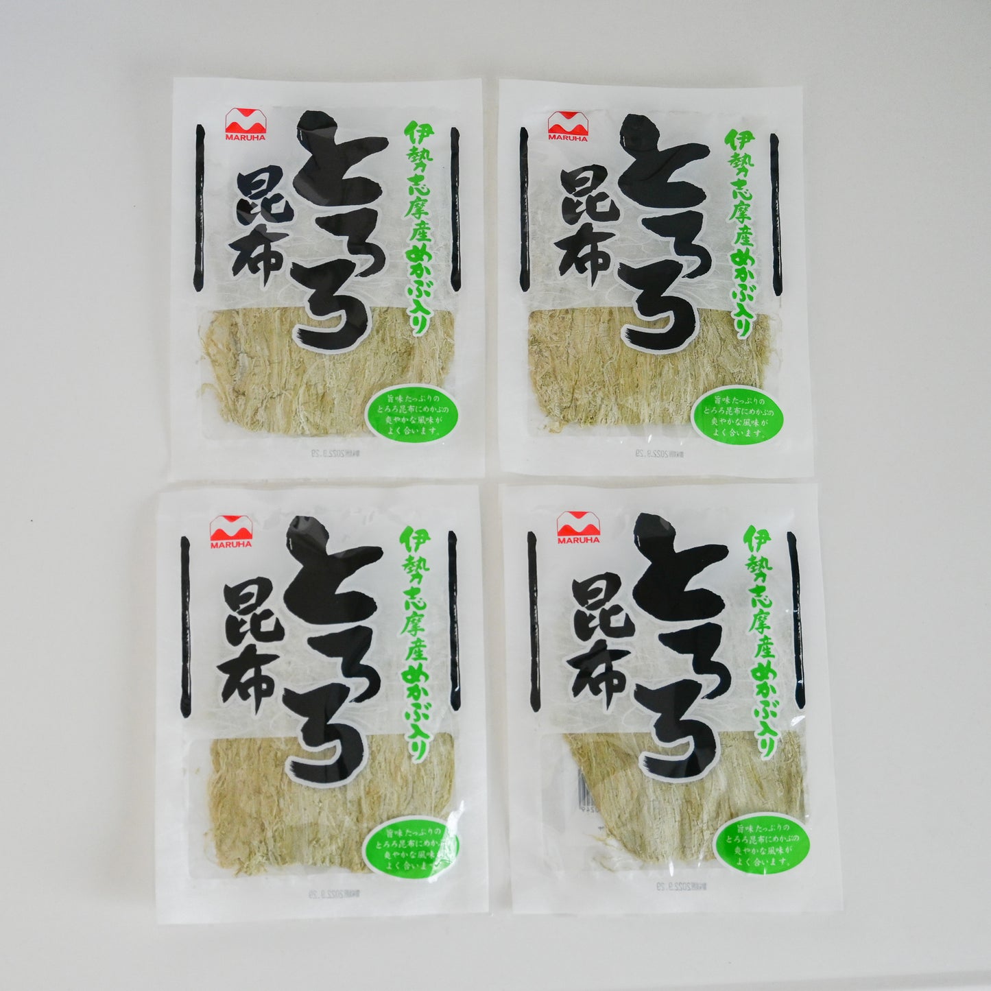 【マルハ昆布】伊勢志摩産めかぶ入り・とろろ昆布(30g×4袋)