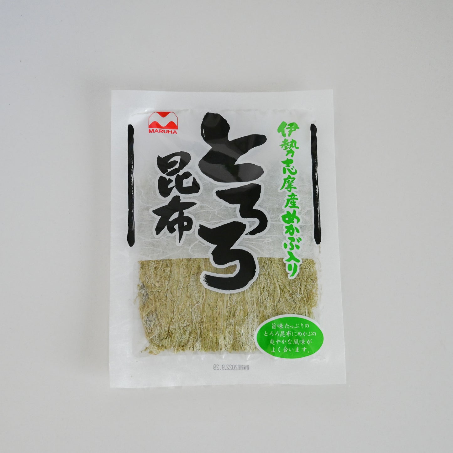 【マルハ昆布】伊勢志摩産めかぶ入り・とろろ昆布(30g×4袋)